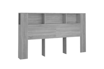 beBasic Sengegavlskap grå sonoma 180x18,5x104,5 cm - GrÃ¥ - Møbler - Senger - Sengetilbehør & sengegavl - Sengegavl