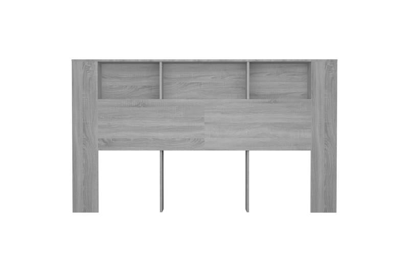 beBasic Sengegavlskap grå sonoma 180x18,5x104,5 cm - GrÃ¥ - Møbler - Senger - Sengetilbehør & sengegavl - Sengegavl