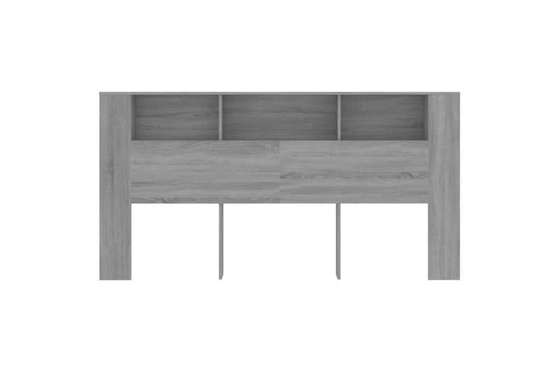 beBasic Sengegavlskap grå sonoma 200x18,5x104,5 cm - GrÃ¥ - Møbler - Senger - Sengetilbehør & sengegavl - Sengegavl