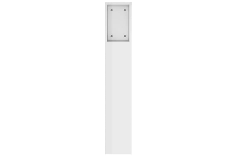 beBasic Sengegavlskap høyglans hvit 140x18,5x104,5 cm - Hvit - Møbler - Senger - Sengetilbehør & sengegavl - Sengegavl
