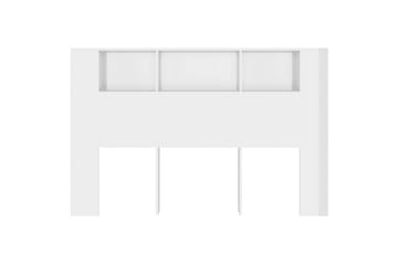 beBasic Sengegavlskap høyglans hvit 160x18,5x104,5 cm - Hvit - Møbler - Senger - Sengetilbehør & sengegavl - Sengegavl