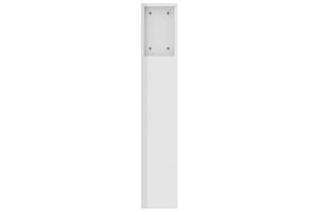beBasic Sengegavlskap høyglans hvit 160x18,5x104,5 cm - Hvit - Møbler - Senger - Sengetilbehør & sengegavl - Sengegavl
