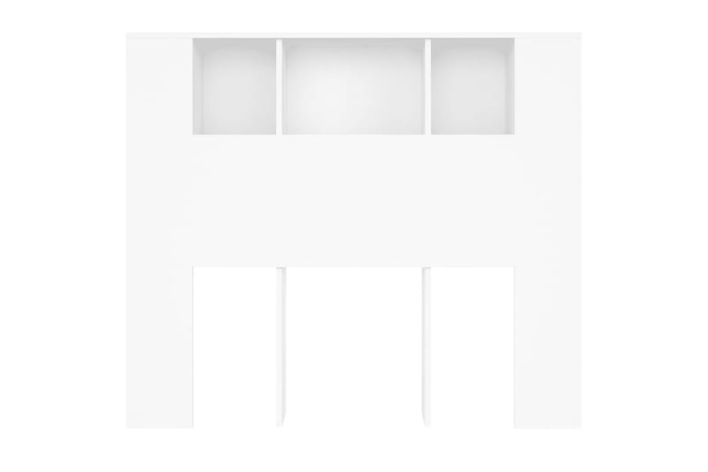 beBasic Sengegavlskap hvit 120x18,5x104,5 cm - Hvit - Møbler - Senger - Sengetilbehør & sengegavl - Sengegavl