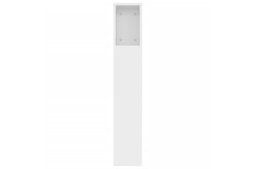 beBasic Sengegavlskap hvit 120x18,5x104,5 cm - Hvit - Møbler - Senger - Sengetilbehør & sengegavl - Sengegavl