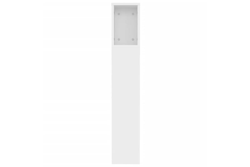 beBasic Sengegavlskap hvit 120x18,5x104,5 cm - Hvit - Møbler - Senger - Sengetilbehør & sengegavl - Sengegavl