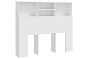 beBasic Sengegavlskap hvit 120x19x103,5 cm - Hvit - Møbler - Senger - Sengetilbehør & sengegavl - Sengegavl