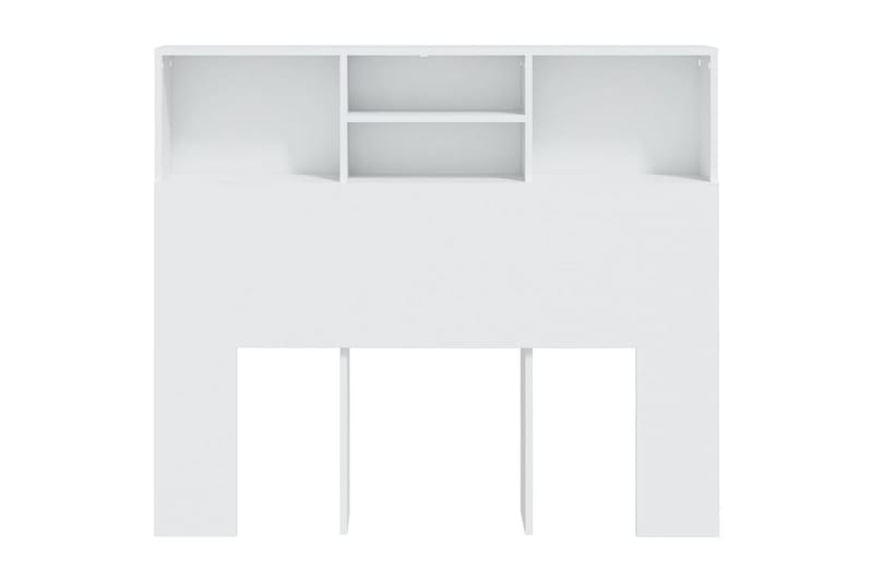 beBasic Sengegavlskap hvit 120x19x103,5 cm - Hvit - Møbler - Senger - Sengetilbehør & sengegavl - Sengegavl
