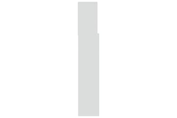 beBasic Sengegavlskap hvit 120x19x103,5 cm - Hvit - Møbler - Senger - Sengetilbehør & sengegavl - Sengegavl