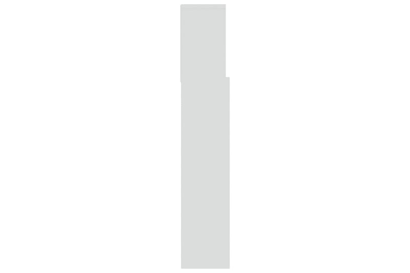 beBasic Sengegavlskap hvit 120x19x103,5 cm - Hvit - Møbler - Senger - Sengetilbehør & sengegavl - Sengegavl