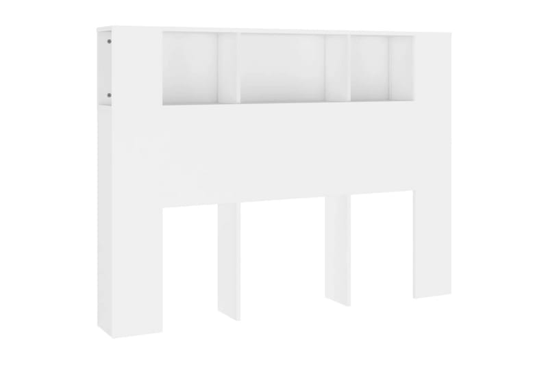 beBasic Sengegavlskap hvit 140x18,5x104,5 cm - Hvit - Møbler - Senger - Sengetilbehør & sengegavl - Sengegavl