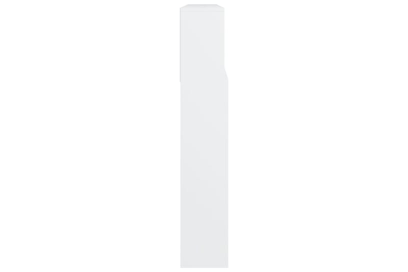 beBasic Sengegavlskap hvit 220x19x103,5 cm - Hvit - Møbler - Senger - Sengetilbehør & sengegavl - Sengegavl