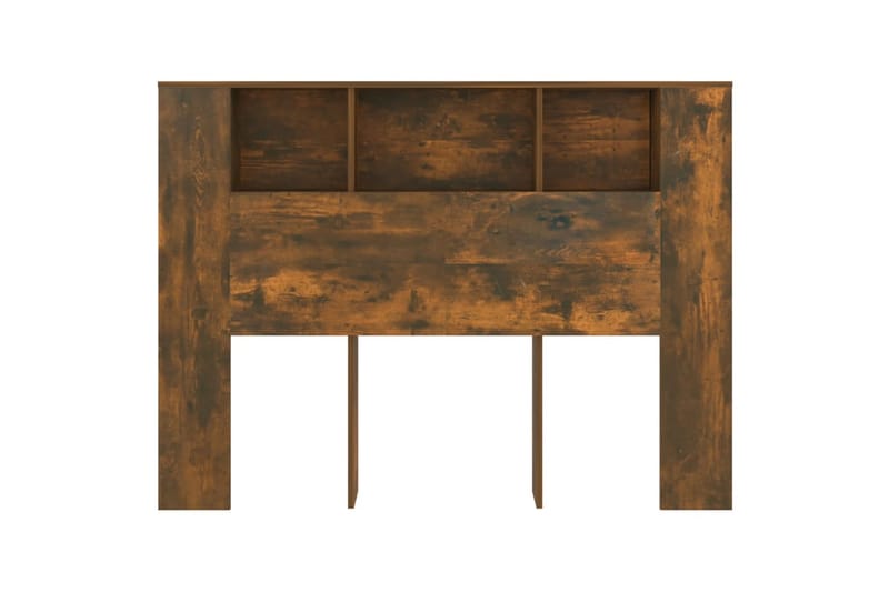 beBasic Sengegavlskap røkt eik 140x18,5x104,5 cm - Brun - Møbler - Senger - Sengetilbehør & sengegavl - Sengegavl