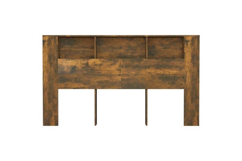 beBasic Sengegavlskap røkt eik 180x18,5x104,5 cm - Brun - Møbler - Senger - Sengetilbehør & sengegavl - Sengegavl