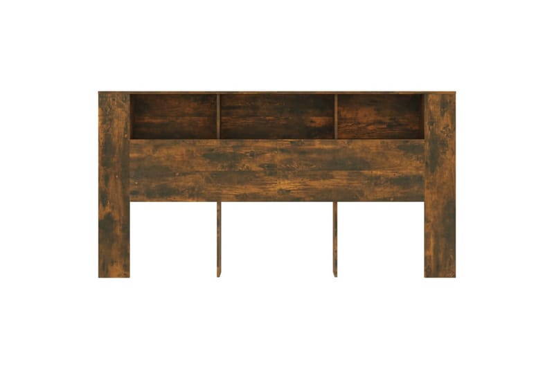 beBasic Sengegavlskap røkt eik 200x18,5x104,5 cm - Brun - Møbler - Senger - Sengetilbehør & sengegavl - Sengegavl