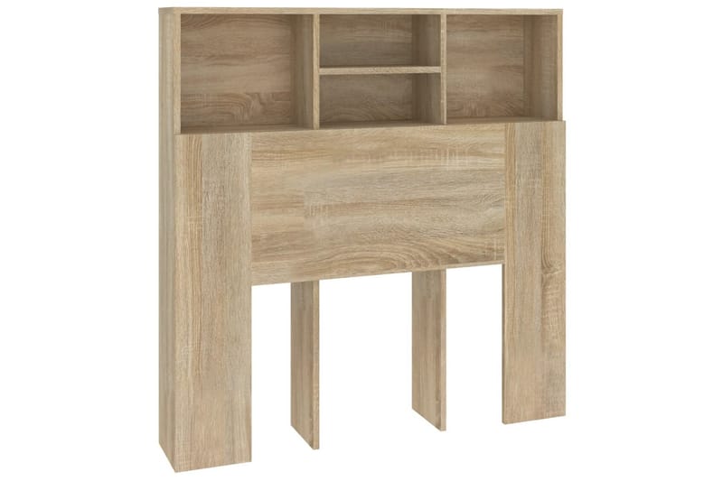 beBasic Sengegavlskap sonoma eik 100x19x103,5 cm - Brun - Møbler - Senger - Sengetilbehør & sengegavl - Sengegavl