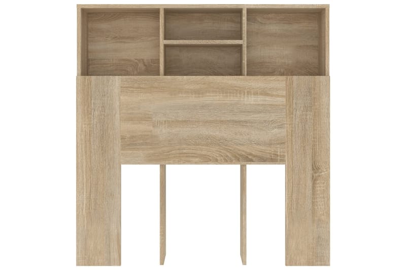 beBasic Sengegavlskap sonoma eik 100x19x103,5 cm - Brun - Møbler - Senger - Sengetilbehør & sengegavl - Sengegavl