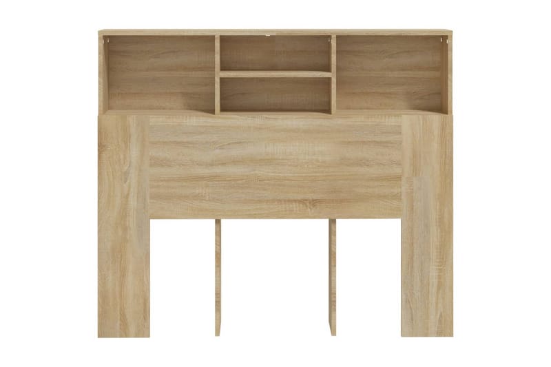 beBasic Sengegavlskap sonoma eik 120x19x103,5 cm - Brun - Møbler - Senger - Sengetilbehør & sengegavl - Sengegavl
