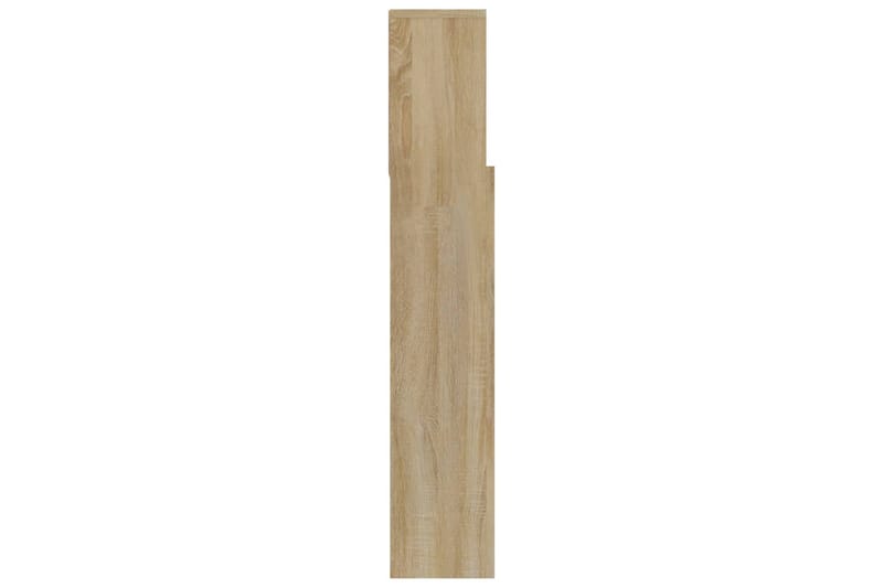 beBasic Sengegavlskap sonoma eik 120x19x103,5 cm - Brun - Møbler - Senger - Sengetilbehør & sengegavl - Sengegavl