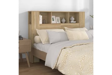 beBasic Sengegavlskap sonoma eik 140x18,5x104,5 cm - Brun - Møbler - Senger - Sengetilbehør & sengegavl - Sengegavl