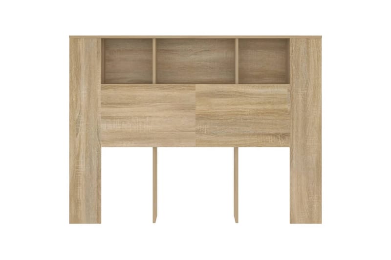 beBasic Sengegavlskap sonoma eik 140x18,5x104,5 cm - Brun - Møbler - Senger - Sengetilbehør & sengegavl - Sengegavl
