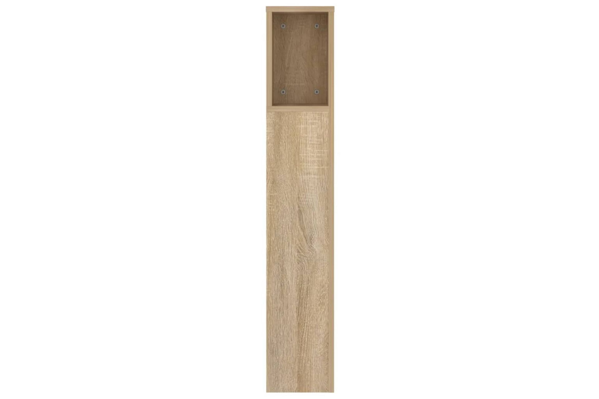 beBasic Sengegavlskap sonoma eik 140x18,5x104,5 cm - Brun - Møbler - Senger - Sengetilbehør & sengegavl - Sengegavl