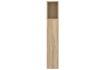 beBasic Sengegavlskap sonoma eik 140x18,5x104,5 cm - Brun - Møbler - Senger - Sengetilbehør & sengegavl - Sengegavl