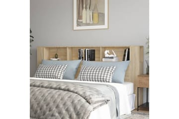 beBasic Sengegavlskap sonoma eik 220x18,5x104,5 cm - Brun - Møbler - Senger - Sengetilbehør & sengegavl - Sengegavl