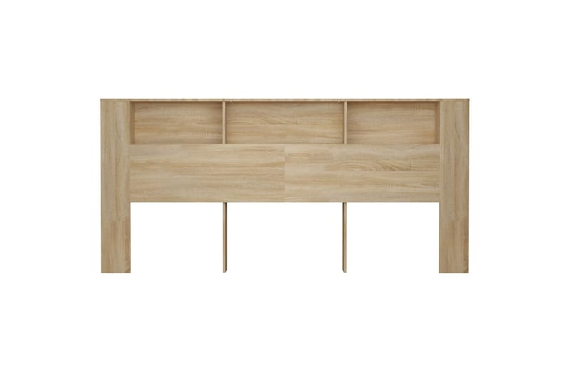 beBasic Sengegavlskap sonoma eik 220x18,5x104,5 cm - Brun - Møbler - Senger - Sengetilbehør & sengegavl - Sengegavl