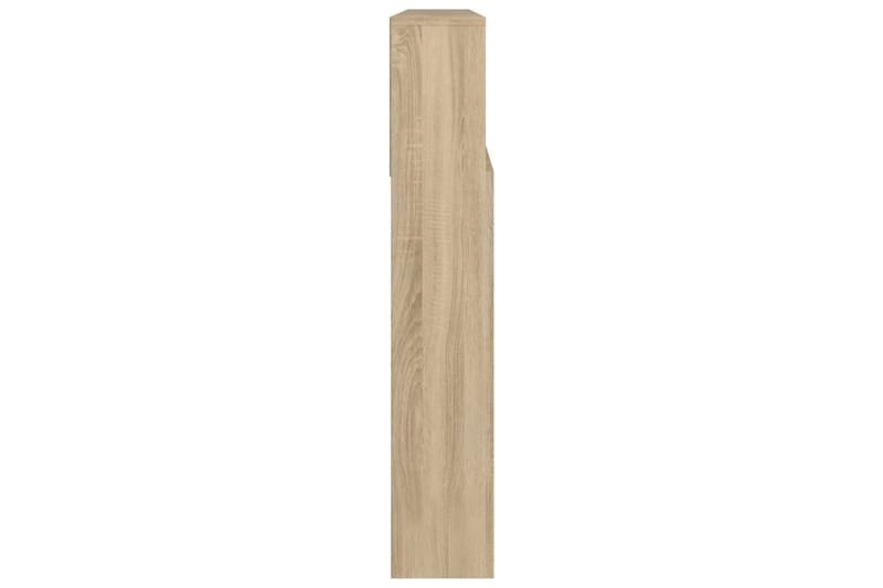 beBasic Sengegavlskap sonoma eik 220x19x103,5 cm - Brun - Møbler - Senger - Sengetilbehør & sengegavl - Sengegavl