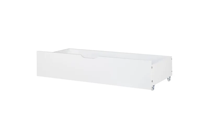 Förvaringslådor för säng Beliani Olendon set om 2 Ljus trä White - Møbler - Senger - Sengetilbehør & sengegavl - Ribbebunn