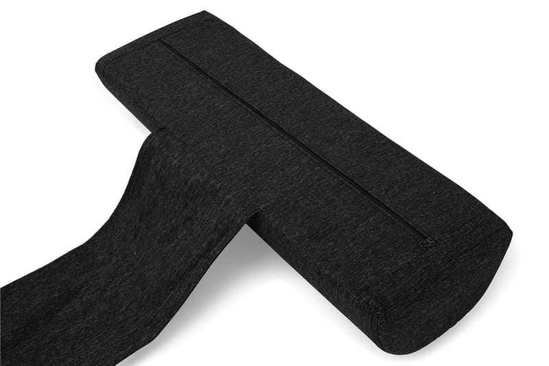 Lucky Stor Nakkepute - Svart/Grå - Møbler - Senger - Sengetilbehør & sengegavl