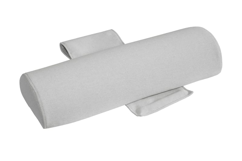 LUX Stor Nakkepute Malaga Lysegrå, Grå|Hvit