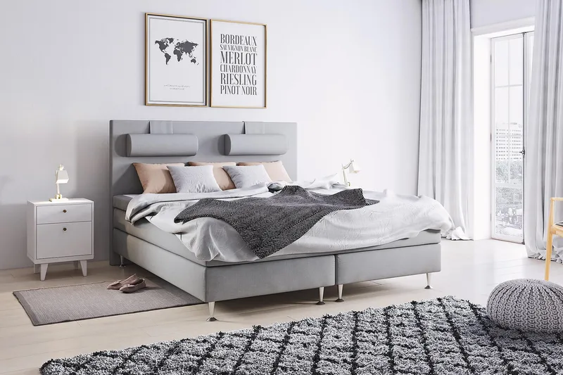 Meja Nakkepute Stor 1-pk - Lysegrå - Møbler - Senger - Sengetilbehør & sengegavl