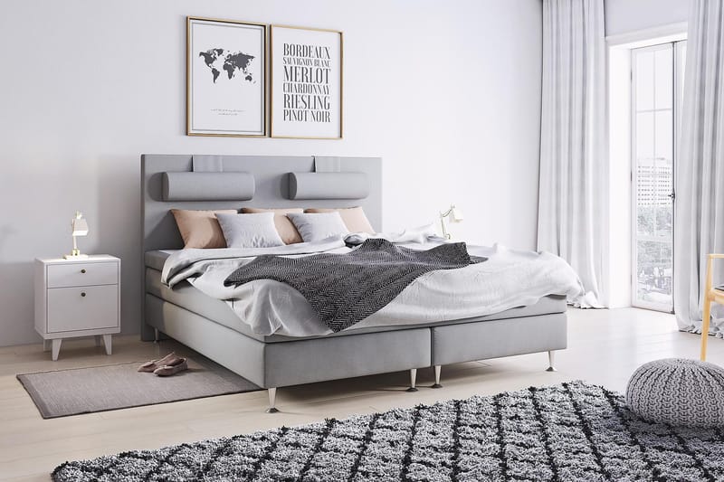 Meja Nakkepute Stor 1-pk - Lysegrå - Møbler - Senger - Sengetilbehør & sengegavl