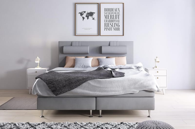 Meja Nakkepute Stor 1-pk - Lysegrå - Møbler - Senger - Sengetilbehør & sengegavl