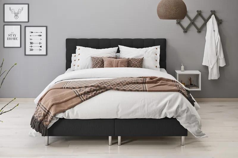 Montana Sengegavl 120 cm - Mørkegrå - Møbler - Senger - Sengetilbehør & sengegavl - Sengegavl