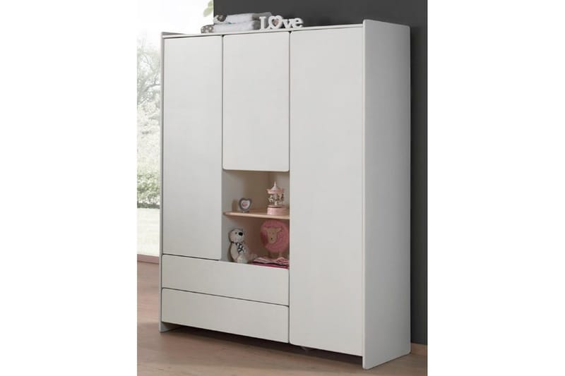 Baby Bed med kommode, stellebord, garderobe, bokhylle Kiddy 3 dører - 3 dører - Møbler - Senger - Sengetilbehør & sengegavl - Oppbevaring til senger