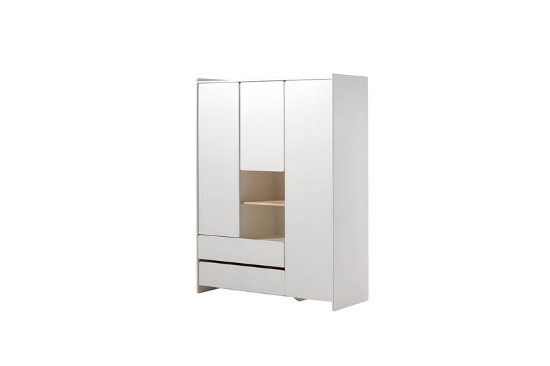 Baby Bed med kommode, stellebord, garderobe, bokhylle Kiddy 3 dører - 3 dører - Møbler - Senger - Sengetilbehør & sengegavl - Oppbevaring til senger