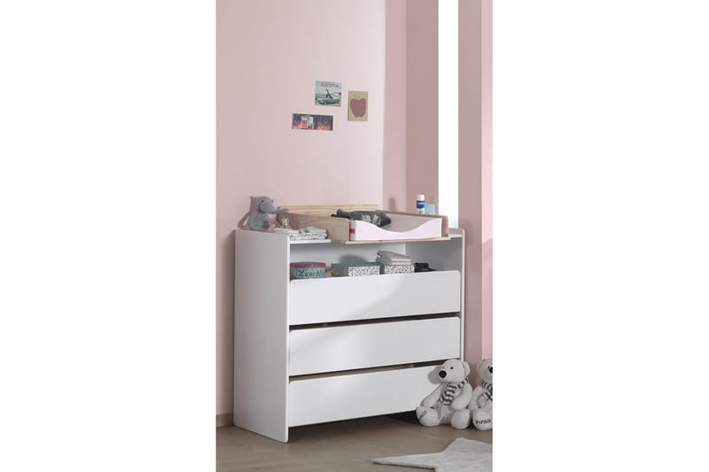 Baby Bed med kommode og garderobe topp Kiddy 2-dører - 2-dører - Møbler - Senger - Sengetilbehør & sengegavl - Oppbevaring til senger