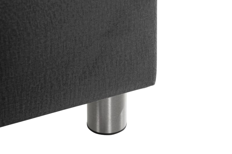 Ella Sengekiste 140cm Dypheftende - Mørkegrå - Møbler - Senger - Sengetilbehør & sengegavl - Oppbevaring til senger