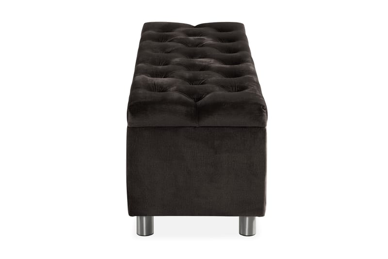 Ella Sengekiste 140cm Dypheftende - Svart - Møbler - Senger - Sengetilbehør & sengegavl - Oppbevaring til senger