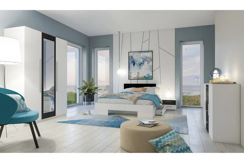 Hellebak Seng Skapseng 69x116 cm - Hvit - Møbler - Senger - Sengetilbehør & sengegavl - Oppbevaring til senger