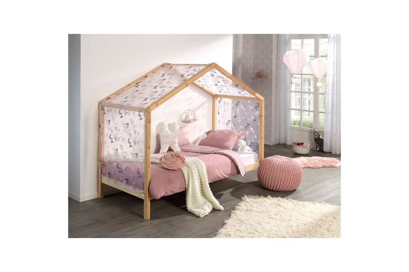 Husseng uten gjerde og skuff Dallas 90x200 cm Naturlig - Naturlig - Møbler - Senger - Sengetilbehør & sengegavl - Oppbevaring til senger