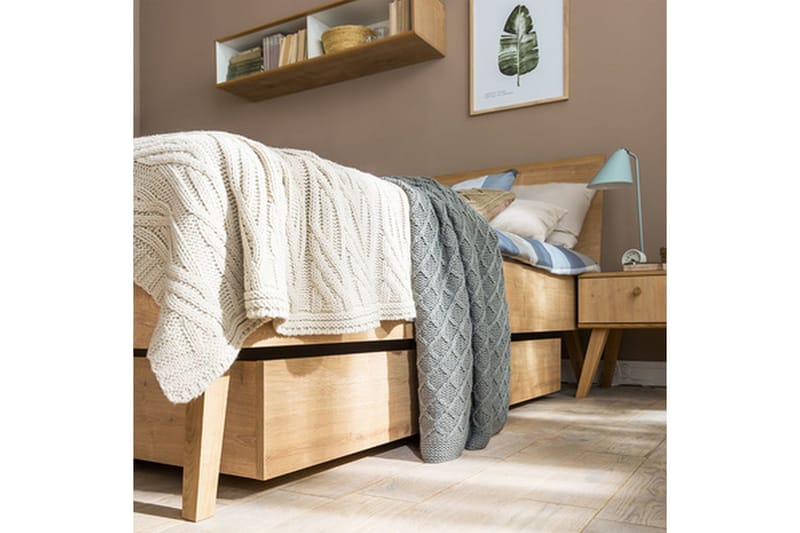 Nature Sengeskuff Nature / White - VOX - Møbler - Senger - Sengetilbehør & sengegavl - Oppbevaring til senger