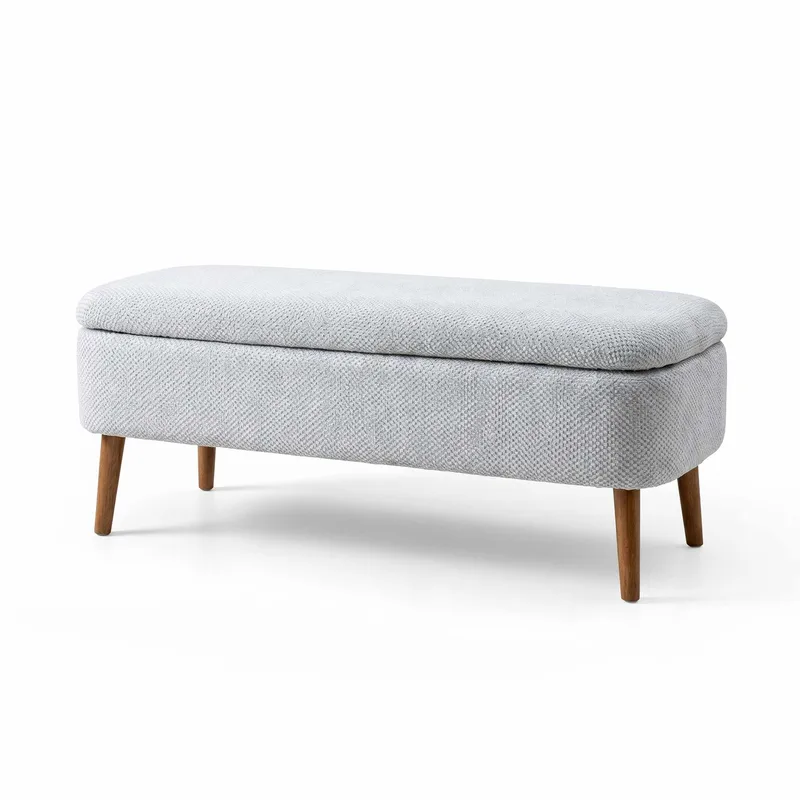 Pouffe with Storage Atelier Del Sofa Lys grå, undefined