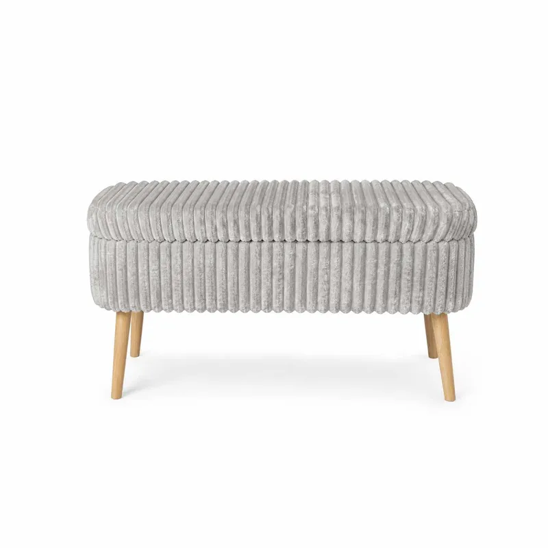 Pouffe with Storage Atelier Del Sofa Toscano Grey, undefined