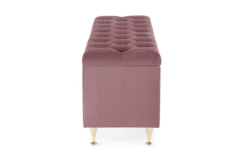 Royal Velvet Sengekiste Fløyel - Rosa - Møbler - Senger - Sengetilbehør & sengegavl - Oppbevaring til senger