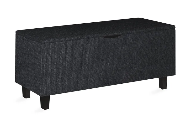 Hawes Sengekiste 130 cm, Svart/Eik