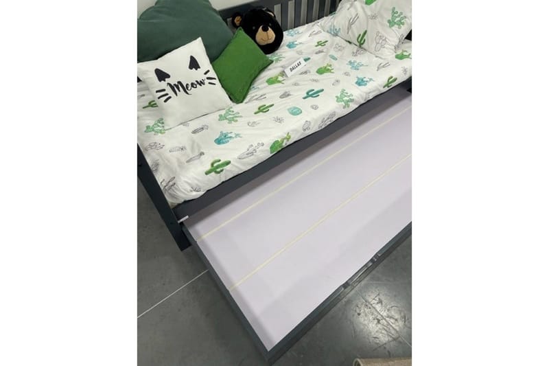 Sengeskuff Dallas 90x190 cm Antrasitt - Antrasitt - Møbler - Senger - Sengetilbehør & sengegavl - Oppbevaring til senger