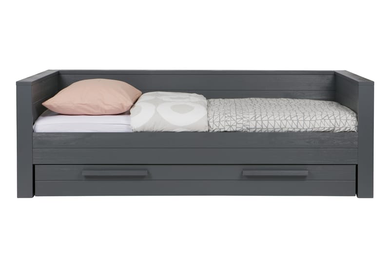 Wubbe Sengeskuff 91x198 cm - Mørkegrå - Møbler - Senger - Sengetilbehør & sengegavl - Oppbevaring til senger - Sengeskuff